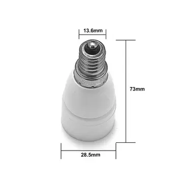 100buc E14 E14 Adaptor E14 E14 Extins Titularul Lampă Convertor de Bază Lampă Soclu Bec cu LED-uri de Extensie Plug