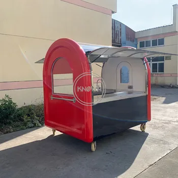 2.2 Strada m Coș de Alimente inghetata Automat de Cart Mobil de Alimentare Hot-Dog Chioșc pentru vânzarea de Cafea Van Gogoasa Automat Coș