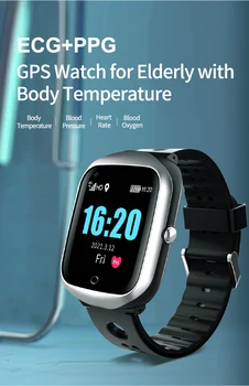 4G Smart GPS, AGPS, WIFI Apel Video de Ceas în Vârstă Bătrân Rata de Inima Tensiunii Arteriale Monitor de oxigen se Încadrează în Jos de Alertă Smartwatch
