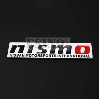 50 x 3D Noi din Aliaj de Aluminiu, Mașină de Embleme Pentru Nismo Accesorii Auto Adeziv Insigne Logo-ul Auto Car Styling Insigne