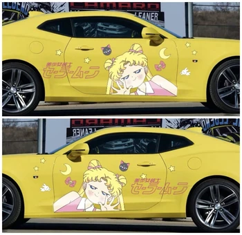 Anime ITASHA Sailor Moon Masina folie Ușa Laterală Autocolante se Potrivesc Cu Orice Masini grafică de Vinil, accesorii auto masina autocolante auto decal