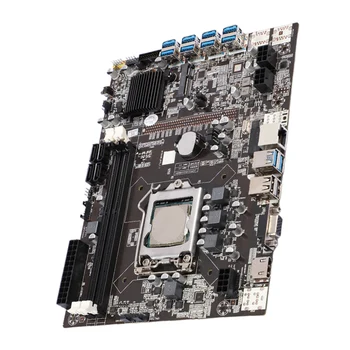 B75 ETH Miniere Placa de baza 8 USB 3.0 la PCIE GPU Slot DDR3 LGA1155 Desktop PC Placa de baza cu CPU Ethereum Miniere 8G