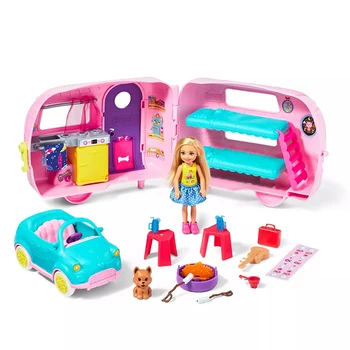 Barbie Mica Carrie Camper RV Set Jucărie pentru Copii Cutie de Cadou Fată Prințesă Cadou