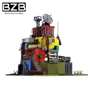 BZB MOC Bazat Pe Dock Depozit Guardian 56760 Building Block Model Decor Piese de Cărămizi Copii Jocuri de Creier DIY Jucarii cele mai Bune Cadouri