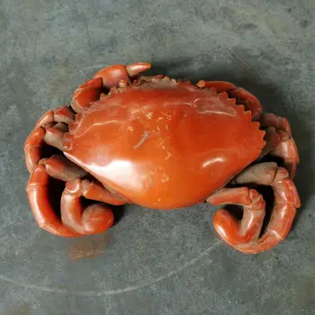China e Vechi de Jad Sculptat galben Jade Crab