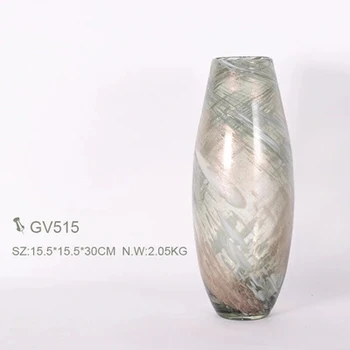 European de culoare de artă vaza de sticla artificială arsă de artizanat ilustrare de interior model de casă cameră moale decor