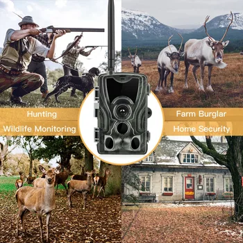 HC801A traseu de vânătoare joc Capcană camera gsm 940nm 16mp sms mms vigilancia animal termică wild video sport cerb animale rezistent la apa