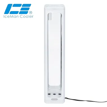 IceManCooler GHEAȚĂ-RX7 360 ,PC Apa de Răcire Rezervor de Sticlă ,Argint,Negru,Alb, Rezervor,5V 3PIN Interfață,Watercooler Contei