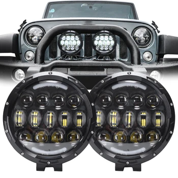 LED6487 7 Inch LED lumini de Conducere, spoturi, lumini auxiliare Pentru camioane JEEP 4*4 Offroad SUV LANTSUN