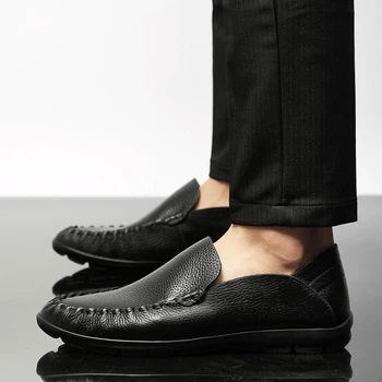 Mens Pantofi Casual Fierbinte de Vânzare Pantofi Barbati Casual Mens de Cauzalitate Piele Barbati Sport Om de Pantofi Zapatos Hombre Cuero Pentru Moda