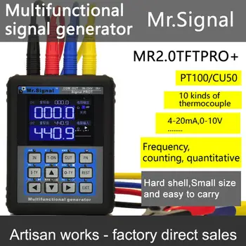 MR2.0TFT PRO+ 4-20mA generator de calibrare Curent tensiune PT100 termocuplu Semnal senzor de Presiune TFT Ecran Baterii