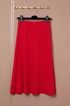 Noi 2021 Vara Femei Pistă De Moda Fuste Lungi Talie Mare Rochie De Bal Elegant Doamnelor Culoare Solidă Fuste