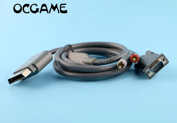 OCGAME 15 BUC/LOT Video de Înaltă calitate Audio AV PC, Monitor, Cablu VGA Cablu Conector pentru Xbox 360 Xbox360 VGA + 2RCA