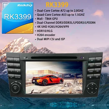 Pentru Mercedes Benz E-Class W211 W219 E200 E220 Android Radio Auto Stereo Multimedia DVD Player 2 Din Autoradio Navigare GPS PX6