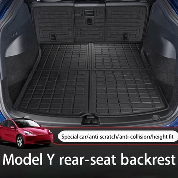 Pentru Tesla Model Y 2020 2021 Bancheta din Spate Pad de Protecție TPE Grele Anti Murdărie Rogojini Scaun Perne Spate, 3PCS