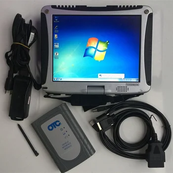 Pentru Toyota Diagnostica Scanner GTS IT3 OTC Software-ul Instalat în Laptop CF19 Atingeți Gata să Lucreze Global Techstrea Cablu