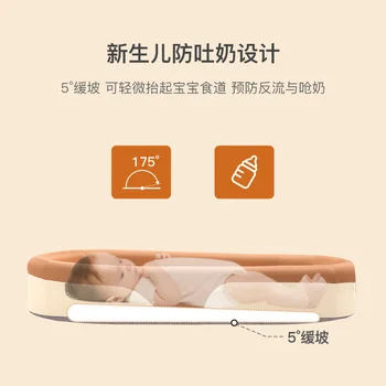 Portabil nou-născut de pat pat de mijloc detasabila mobil copilul anti presiune si anti scuipa BB pat