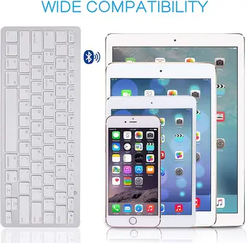 Ultra-Slim Wireless Bluetooth Tastatură pentru iPad,iPhone,Samsung ,Android, Windows, PC-uri, Tablete, Telefoane Tastatura