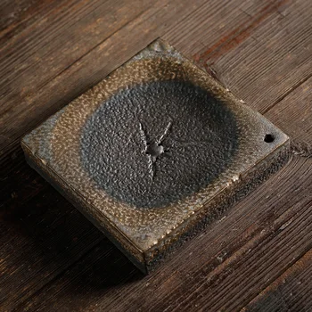 Vase de ceramică și Japoneză Oală de Lut Rulment Oală de Uscat-Bec Disc Manual Retro Pătrat de Apă Uscat-Bec Ceremonia Ceaiului Tava