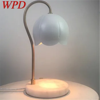 WPD Moderne Lămpi de Masă de Marmură Lumânare lampa de Birou cu LED-uri pentru Casa de Creație Hotel Decorare Dormitor