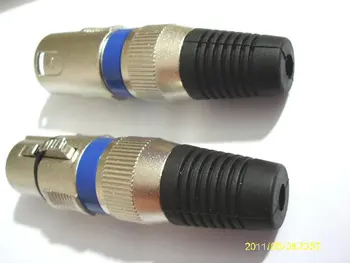 100 Set 3 pin XLR Audio Conector de Cablu MICROFON Plug de sex Masculin + Feminin Jack de Vânzare