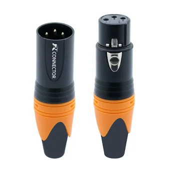 1000pcs/500sets 3PIN conector XLR Microfon plug masculin feminin adaptor MICROFON conector de sârmă 6 culori oferta M/F