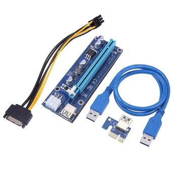 12 Pc-uri PCI-E Riser Card 1X la 16X USB 3.0 VER 009S Miniere Extender Bord pentru Bitcoin