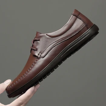 2020 zapatos adidasi negru de sapatos om cuero agrement pantofi noi de vânzare casual de cauzalitate hombre sapato primăvară mens plat pantofi barbati