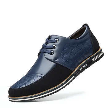 2021New Moda Casual Barbati Pantofi de Brand din Piele Moale Mens Pantofi Confortabil Dantelă Sus Bărbați Adidași din Piele Dimensiune 38-48
