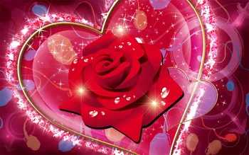 3D personalizat Draperii Perdele Rose Imprimate Perdele Pentru Camera de zi Dormitor Romantic camera de Căsătorie Perdele Opace Fereastră Perdea