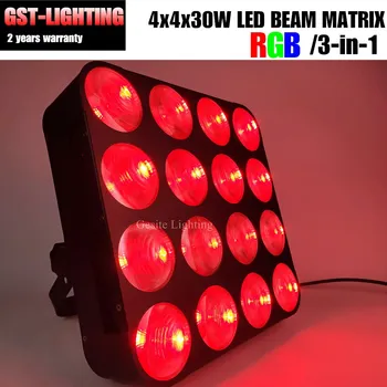 4buc/lot 16X30 Alb Cald/Alb Rece LED Dot mașină de Spălat Lumina Lumina de Scena De DJ