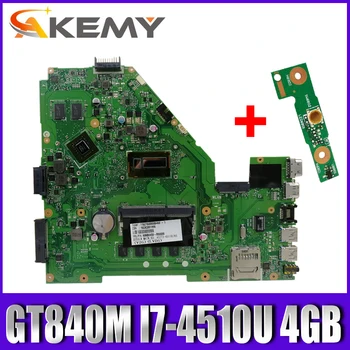 Akemy GT840M I7-4510/4500 4G X550LD placa de baza Pentru Asus X550LD A550L Y581L W518L X550LN placa de baza laptop original placa de baza