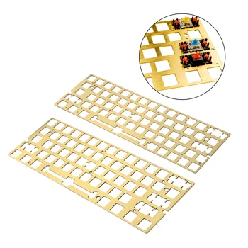 Alamă Poziționare Placa de Înmatriculare montate Stabilizatori Tastatura DIY pentru GK61/GK64, Staninless și Universal, Instalare Simplă