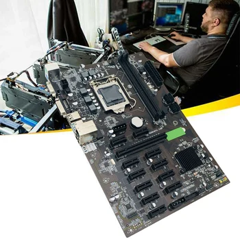 B250 BTC Mining Placa de baza cu SSD 128G LGA 1151 DDR4 12X Grafică Slot pentru Card SATA3.0 USB3.0 pentru BTC Miner Minier