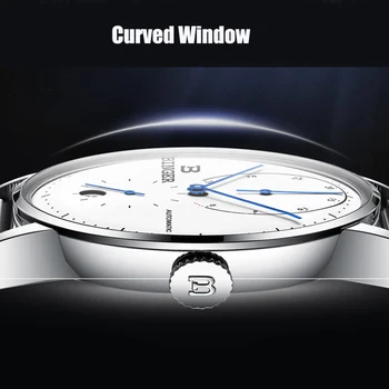 Brand de lux Automate Mecanice Ceasuri Barbati Elveția BINGER Barbati Ceas Sapphire Masculin Japonia Mișcarea reloj hombre B-1187-7