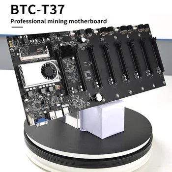 BTC-37 Miniere Placa de baza SATA 3.0 8 GPU PCI-E 16X Placa de baza cu USB 2.0 Sloturi de Memorie DDR3 Piese de Calculator