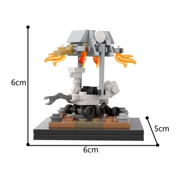 BZB MOC 66523 Marte Planetar Solar Explorare Rover Robot Space Exploration Rover Copil Baiat Cadou de Ziua DIY Educație Jucarii