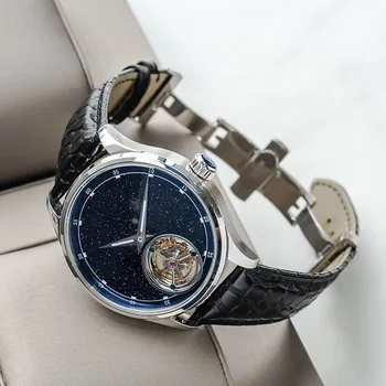 Ceasuri mens 2021 lux mecanice sugess tourbillon magazin de ceas din piele trupa ST8230 mișcare schelet luminoase rezistent la apa