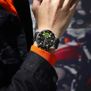 Ceasuri Pentru Barbati CURREN Omul Ceas de mână rezistent la apă, Cronograf Bărbați Ceas Militar de Top de Brand de Lux StainlessSteel Sport de sex Masculin Ceas