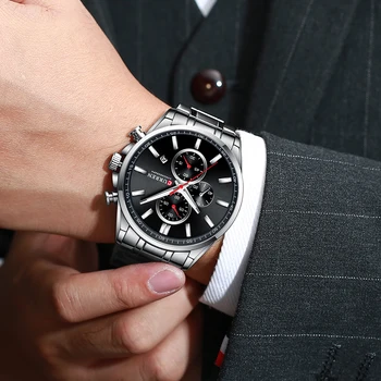 CURREN Bărbați Ceasuri de Lux Celebru Brand de Top de Moda pentru Bărbați Rochie Casual Ceas Militar Cuarț Ceasuri de mana Saat Relogio Masculino