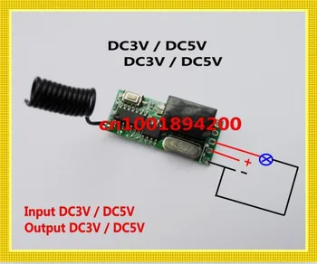 DC3V Mini Control de la Distanță Switch-uri DC3.7V 4.5 V, 5V Micro Comutator Wireless DC3V DC5V Releu Mic Controler de la Distanță 315/433 Afla MTL
