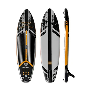En-gros în aer liber cu Apă Timp de Stand Up Paddle Board Gonflabila Moale Sup placă de Surf pentru Vânzare 6ft 8ft