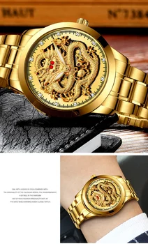 Fngeen Top Brand de lux Automat Mechanical Ceas Casual pentru Bărbați Ceasuri de Oțel de Afaceri de Moda Ceas Barbati relogio masculino