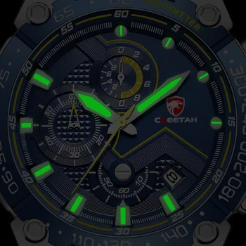 GHEPARD Noi Ceasuri Barbati Brand de Lux de Mare Cadran Ceas Bărbați Impermeabil Cuarț Ceas Sport Cronograf Ceas Relogio Masculino