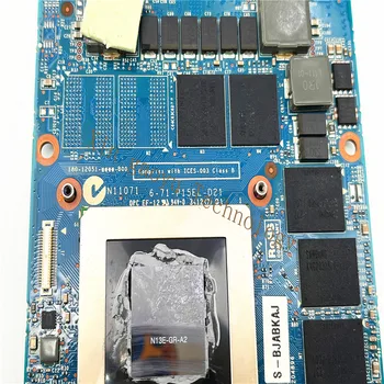 GTX670MX N13E-GR-A2 3G 6-71-P15EL-D21 VGA placa Video pentru Acer X7200 X8100 P150HM P170HM P150EM P170EM P150SM test OK