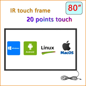 HaiTouch 80 inch multiIR touch rama fara geam,touch screen suprapunere kit , 80