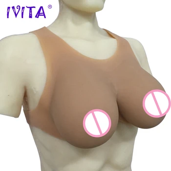 IVITA 3200g Artificiale San Silicon Forme Realisitic Sânii mari Pentru barbati îmbracati in femeie Transgender travestit Transexual Formă de Sân