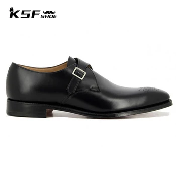 KSF de PANTOFI Singur Călugăr Curea de Lux Barbati Pantofi din Piele Designer de Moda Rochie de Afaceri Formale cel Mai bun Om Pantofi Barbati Original