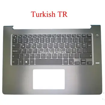 Laptop zonei de Sprijin pentru mâini Pentru DELL Pentru Vostro 14 5468 V5468 0D9GDC D9GDC 0JYK98 JYK98 backlit turc TR tastatura amprenta gaura noi