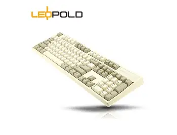 LEOPOLD FC900R PD gri îngroșat PBT două culori turnare 104-cheie tastatură mecanică